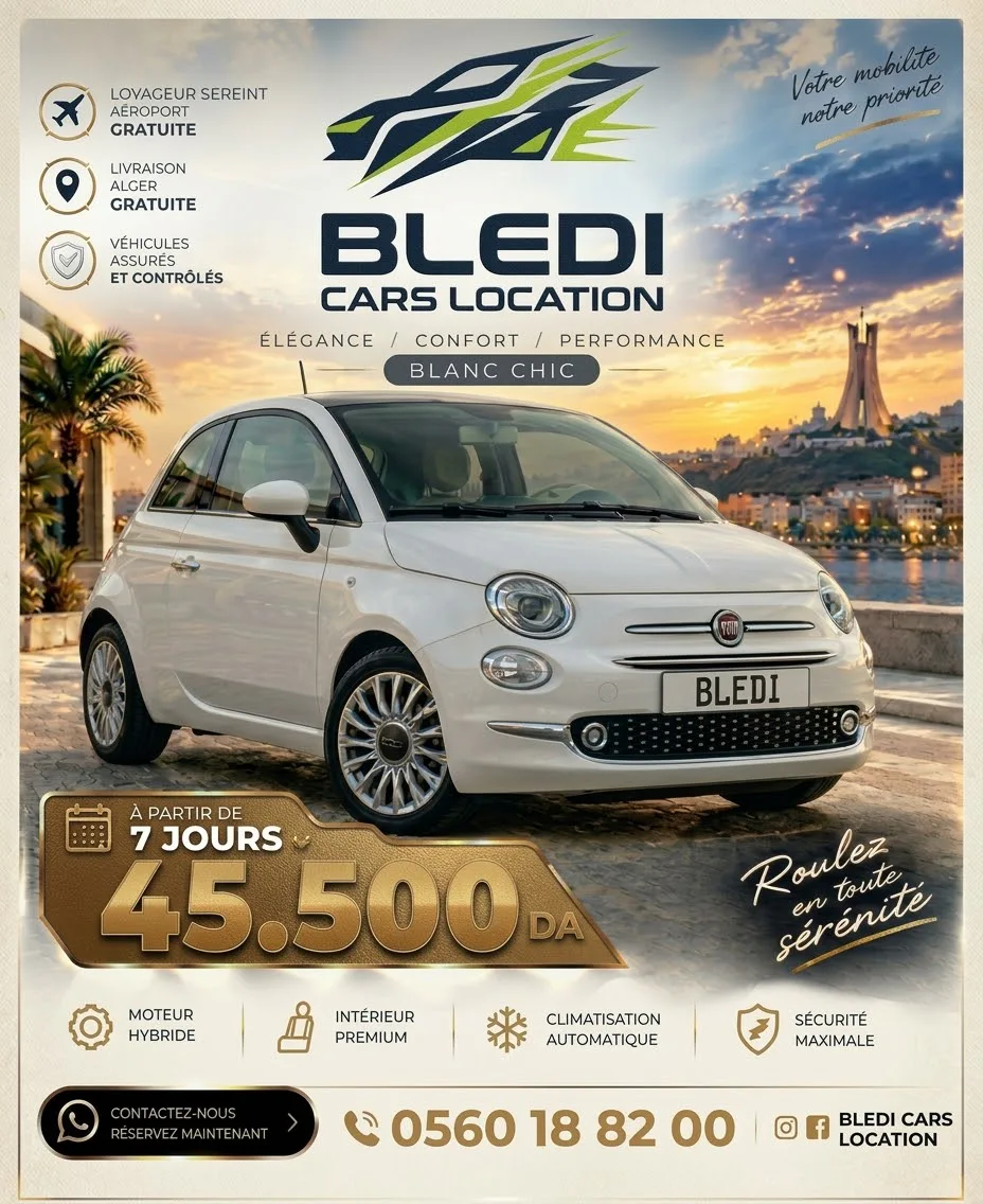 Fiat 500 500 HYBRID DOLCEVITA Made IN Algeria disponible à Alger